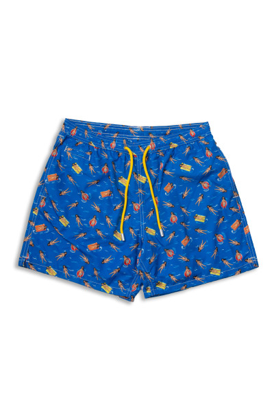 MC 2 SAINT BARTH Fun Doll Print Swim Shorts Lighting