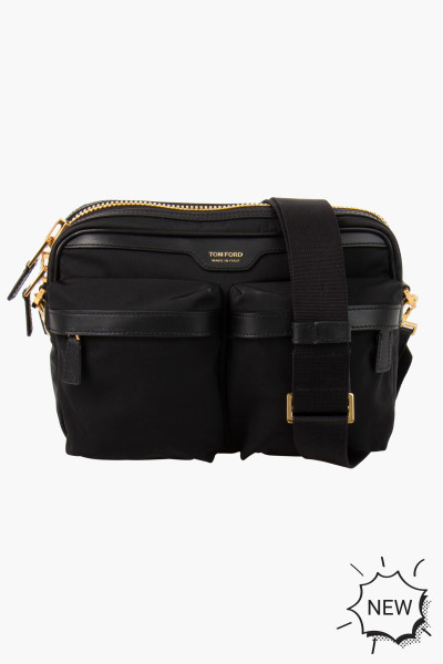 TOM FORD Recycled Nylon Utility Messenger Bag