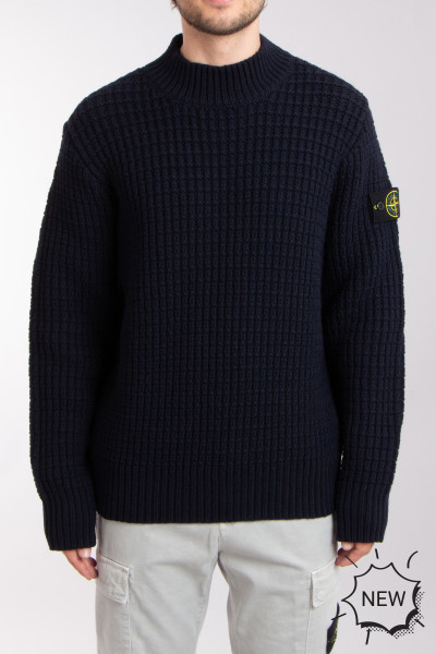 STONE ISLAND Virgin Wool Knit Sweater