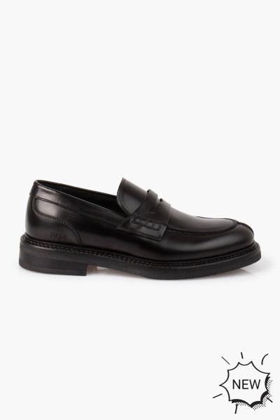 CANALI Smooth Calfskin Penny Loafers