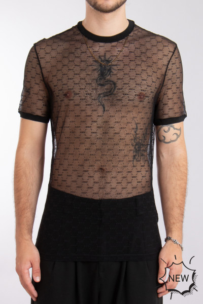 DSQUARED2 Nylon Stretch Mesh T-Shirt