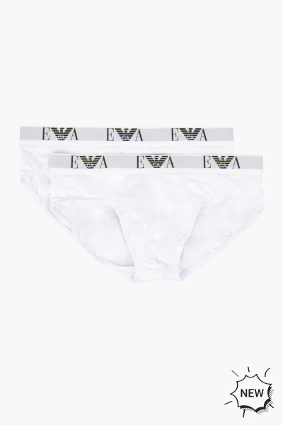 EMPORIO ARMANI 2-Pack Cotton Stretch Briefs