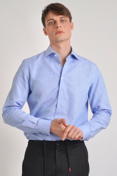 EMANUELE MAFFEIS Cotton-Linen Shirt