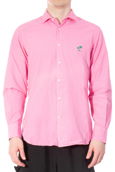 MC 2 SAINT BARTH Cotton Shirt Stitched Logo