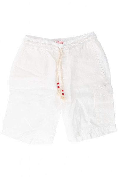 MC 2 SAINT BARTH Linen Bermuda Shorts Marseille