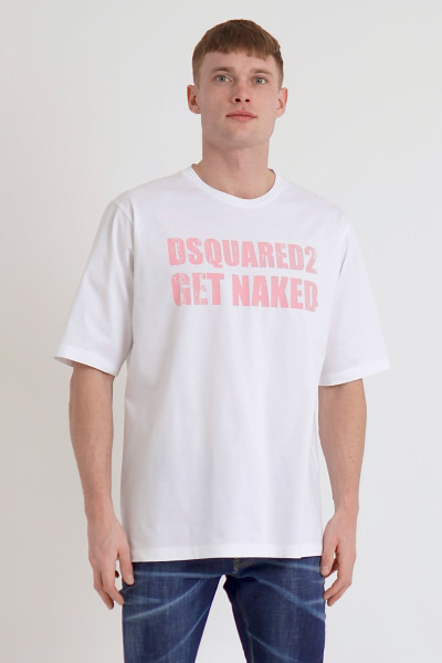 DSQUARED2 Printed Skater Fit Cotton T-Shirt