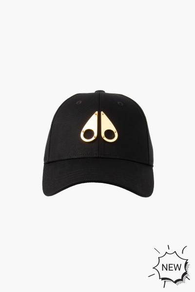 MOOSE KNUCKLES Gold Logo Icon Cotton Twill Cap