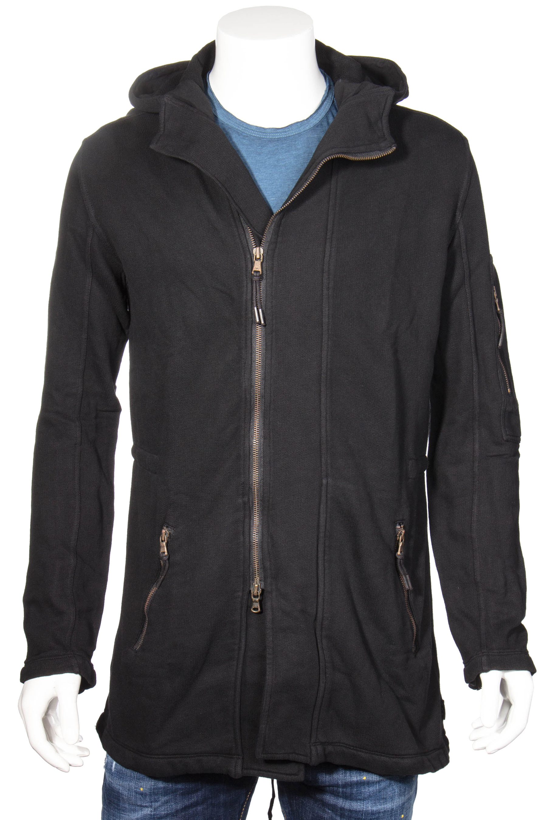 john varvatos zip hoodie