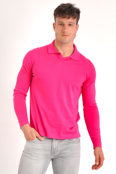 AIDA BARNI Cotton Knit Polo